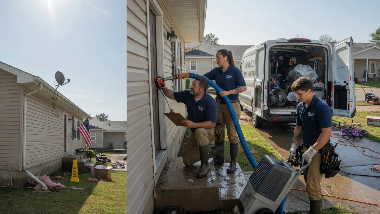 Ceiling Water Damage Restoration in Wilburton, OK near me